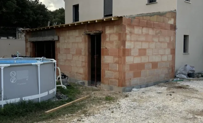 Création d'extension de maison individuelle à Réauville