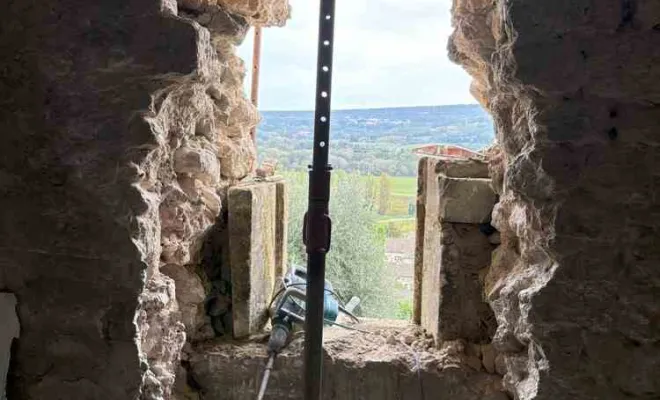 Rénovation complète d'une maison de village à Valaurie, Grignan, Bâti Estran